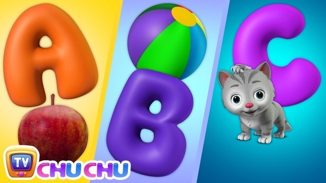 'ABC Song with ChuChu Toy Train - Alphabet Song for Kids - ChuChu TV'