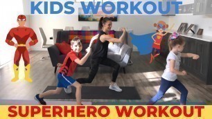 'Kids Workout At Home | Superhero Workout For Kids'