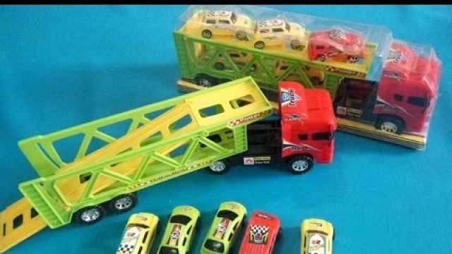 'Kids Truck Video - Toy Monster Truck Carrier, Monster Trucks and TOY TRUCKS!'