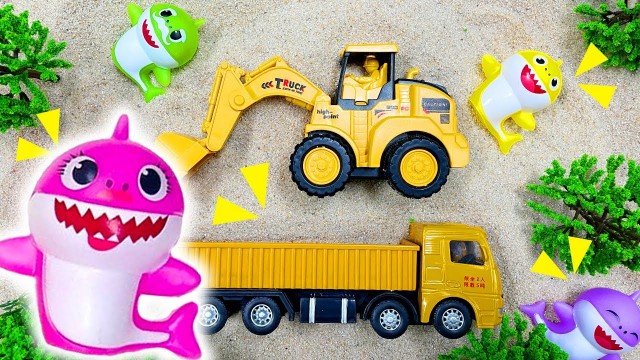 'Construction truck VS Excavator 2021｜Excavators, Trucks and Construction Toy Vehicles for Children'