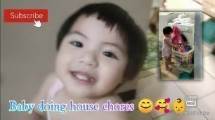 'House chores for babies and kids'