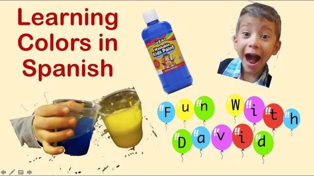 'Learning Spanish Colors with Kids'