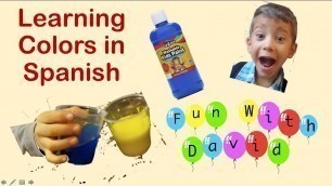 'Learning Spanish Colors with Kids'