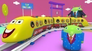 'Kids Videos for Kids Trains for kids Cartoon Cartoon - Toy Factory - Train Cartoon Jcb cartoon'
