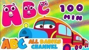 'ABC | Train Song | ABC Songs for Children | All Babies Channel'