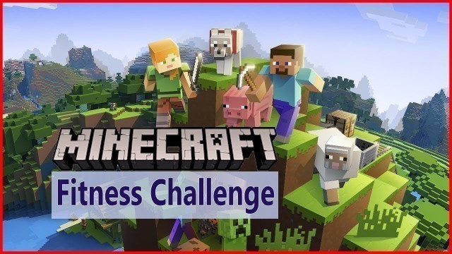 'MINECRAFT workout, Minecraft exercise for kids Minecraft Fitness Challenge for kids workout for kids'
