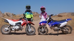 '2017 Honda CRF110F vs. Yamaha TT-R110E Motorcycles Are For Kids'
