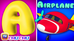 'ABC Vehicles Phonics Song 4 - ChuChu TV Transportation Song for Kids | Learn Vehicles and Phonics'