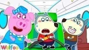 'Wear Your Seatbelt on the Airplane - Wolfoo Learns Safety Tips for Kids | Wolfoo Family Kids Cartoon'