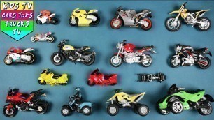 'Learn types of motorcycles for kids | Educational videos'