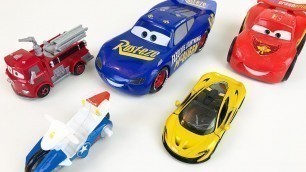 'Let\'s Learn Colors Disney Cars Fire Truck Race Cars Motorcycles Educational Video for Kids'