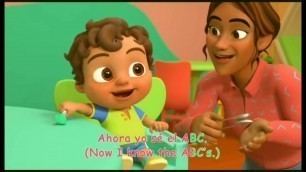 'Learning Spanish ABC\'s Song|COCOMELON-NURSERY RHYMES FOR KIDS'