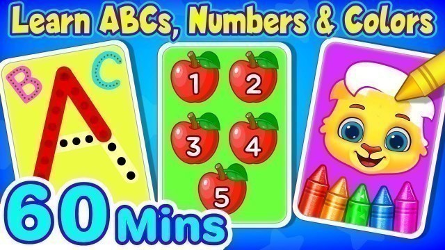 'ABC Song, Counting Numbers & Learn Colors For Kids + More Educational Videos For Toddlers'