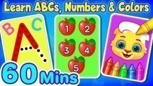 'ABC Song, Counting Numbers & Learn Colors For Kids + More Educational Videos For Toddlers'