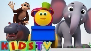 'Alphabets animals video | ABC Song For Kids And Children | animals phonics song | bob the train'