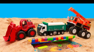 'Build Bridge Blocks Toys for kids Construction vehicles Dump Truck'