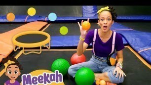 'Meekah Learns To Bounce At The Trampoline Park! | Educational Videos for Kids | Blippi and Meekah'