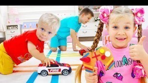 'Diana and Roma came up with How to Entertain baby Oliver | Fun Toddler Activities'