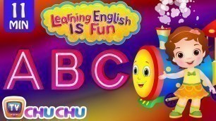 'Learning English Is Fun™ | ABC Songs | ChuChu TV Phonics & Words Learning For Preschool Children'