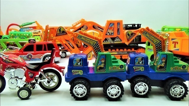 'Kids chanel - New super crane truck and Motorcycles | video for kids'