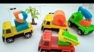 'Toy trucks for children I Mainan Raja Truk Cilik - Unboxing'
