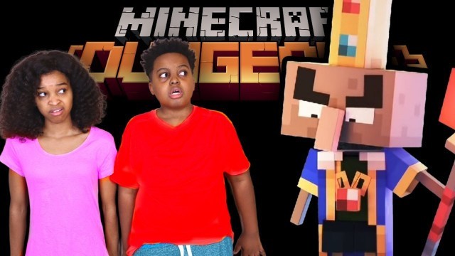 'Minecraft Dungeons Birthday Party In Real Life! - Shiloh and Shasha - Onyx Kids'