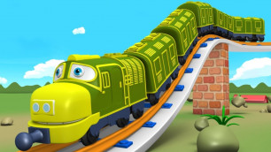 'Thomas Train Cartoon - Toy Train Kids Videos for Kids - Toy Factory Train Videos - JCB'