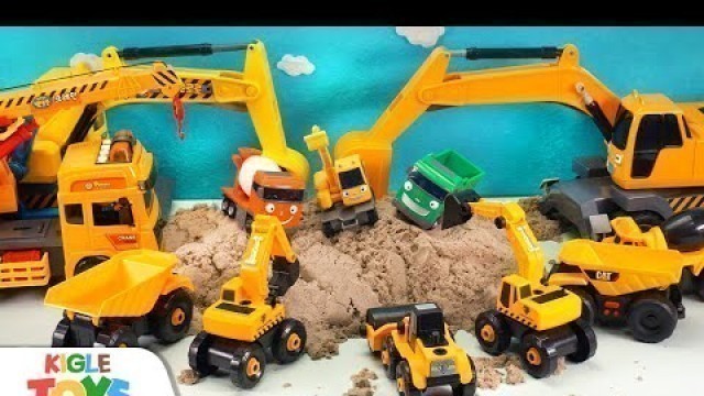 'The Heavy Vehicles Rescue Assembled | Tayo the Little Bus | Truck Toys for Kids | KIGLE CARS'