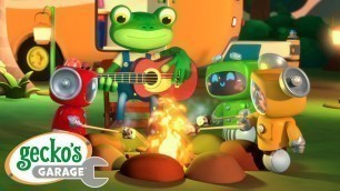 'Gecko\'s Camping Adventure｜Gecko\'s Garage｜Funny Cartoon For Kids｜Learning Videos For Toddlers'