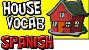 'House Vocabulary in Spanish (Essential Spanish Vocabulary) | Learning Time Fun Spanish'