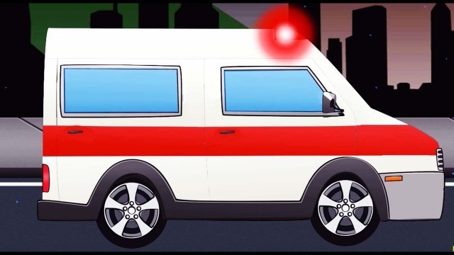 'Gerti Toys Ambulance Car and Police Cars + Monster Trucks Cartoon'