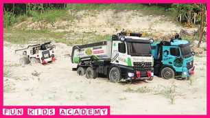 'Construction Vehicles Toys for kids - Trucks, Dump Trucks, Excavator for Children'