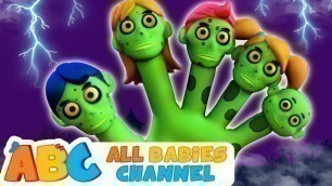'ABC | Zombie Finger Family | 3D Halloween Songs For Children | All Babies Channel'