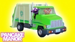 'RECYCLING TRUCK SONG for Kids ♫ | Garbage Trucks for Children | Pancake Manor'