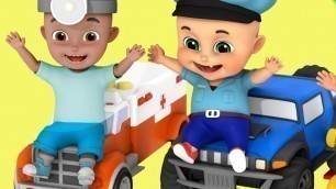 'Car Videos EP - 5 | Monster Trucks Racing - Car toy videos for kids, Police chase | jugnu kids'
