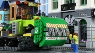 'LEGO Experimental Destruction Tractor STOP MOTION LEGO Trucks and Cars | LEGO Vehicle | Billy Bricks'