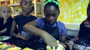 'Mastercook Kids at Tapas Caliente learning Spanish Cuisine'