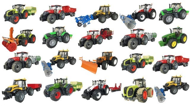 'Tractor videos for children | Bruder toys | Tractors for kids'