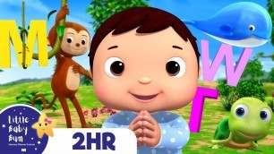 'Learn ABC and Animals Song! + 2 HOURS of Nursery Rhymes and Kids Songs | Little Baby Bum'