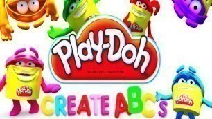 'Play DOH Alphabet Gameplay - Create Abc with Playdough'