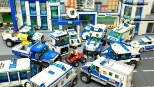 'LEGO Cars and Trucks for kids and big Police station'
