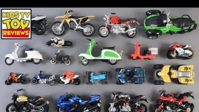 'Toy Motorcycles Collection For Children + More Educational Videos'