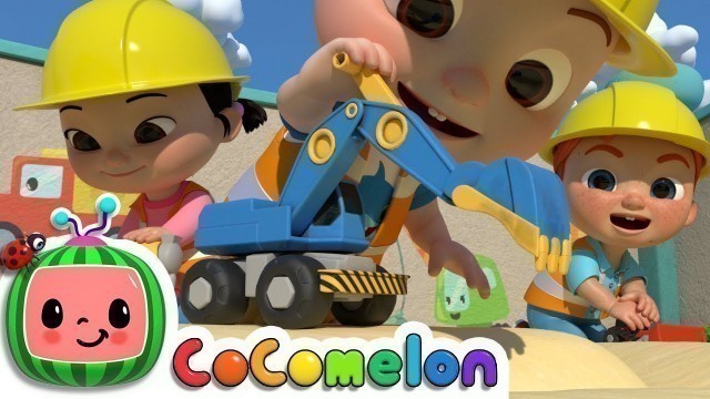 'Construction Vehicles Song | CoComelon Nursery Rhymes & Kids Songs'