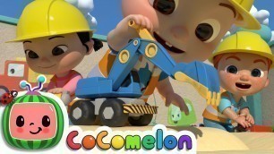 'Construction Vehicles Song | CoComelon Nursery Rhymes & Kids Songs'