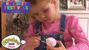 'Easter Egg Hunt Special | My First Festival | CBeebies'