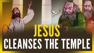 'Jesus Cleanses the Temple - Matthew 21 | Easter Bible Story for Kids (Sharefaith Kids)'