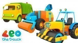 'Car Cartoons for Kids & Toy trucks for toddlers - Leo the Truck and Street Vehicles'