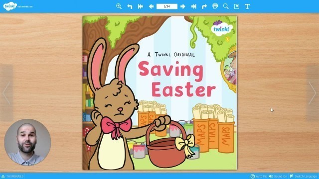 'Saving Easter |  Twinkl Originals Children\'s Book Reading'