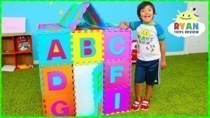 'ABC Song Playhouse Learn English Alphabet for Children with Ryan! | Kids Nursery Rhymes'