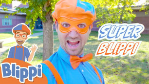 'Blippi\'s Halloween Costume | Super Blippi! | Halloween Videos For Kids'